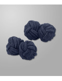 Cuff Knots Plain Dark Blue | Oxford Company eShop