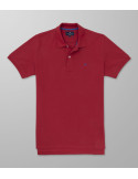 Outlet Polo Short Sleeve Regular Fit Dark Red| Oxford Company eShop