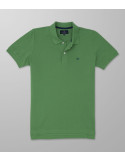 Outlet Polo Κοντό Μανίκι Slim Fit Πράσινο| Oxford Company eShop