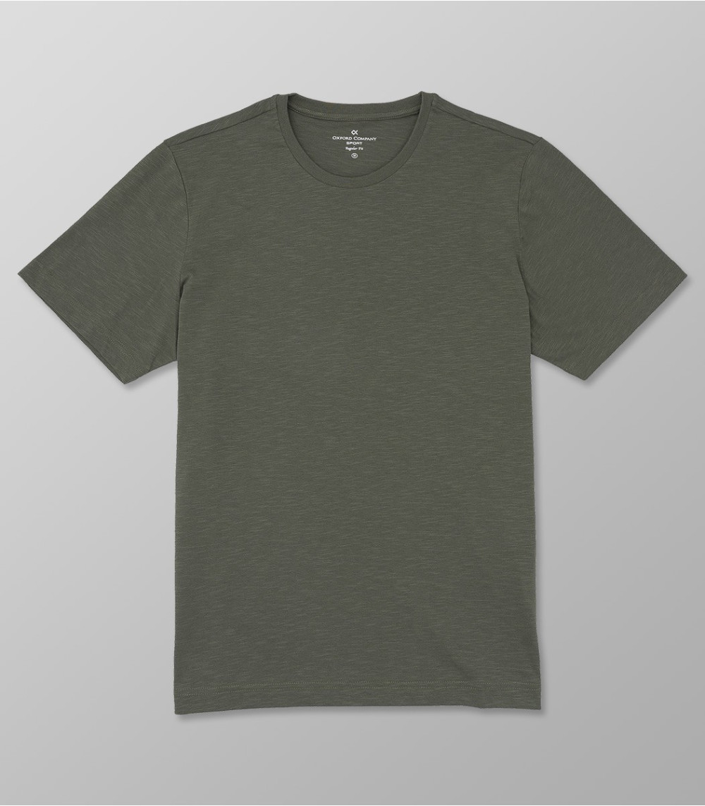 T-Shirt κοντό μανίκι Regular fit Πράσινο Σκούρο