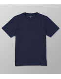 Outlet T-Shirt Short Sleeve Regular Fit Plain Dark Blue| Oxford Company eShop