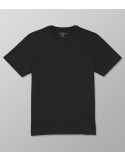 Outlet T-Shirt Short Sleeve Regular Fit Plain Black| Oxford Company eShop