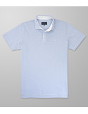 Outlet Polo Short Sleeve Regular Fit Cyan | Oxford Company eShop