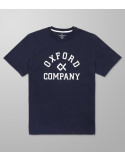 Outlet T-Shirt Short Sleeve Regular Fit Dark Blue| Oxford Company eShop