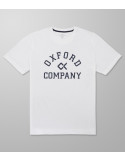 Outlet T-Shirt Κοντό Μανίκι Regular fit Λευκό| Oxford Company eShop