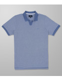 Outlet Polo Short Sleeve Regular Fit Cyan | Oxford Company eShop