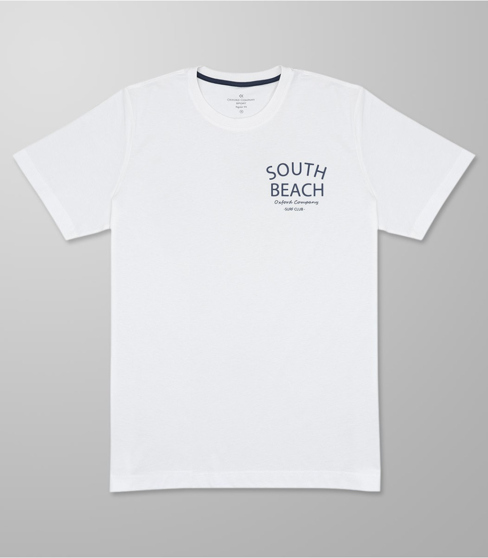 T-Shirt Κοντό Μανίκι Regular fit Λευκό