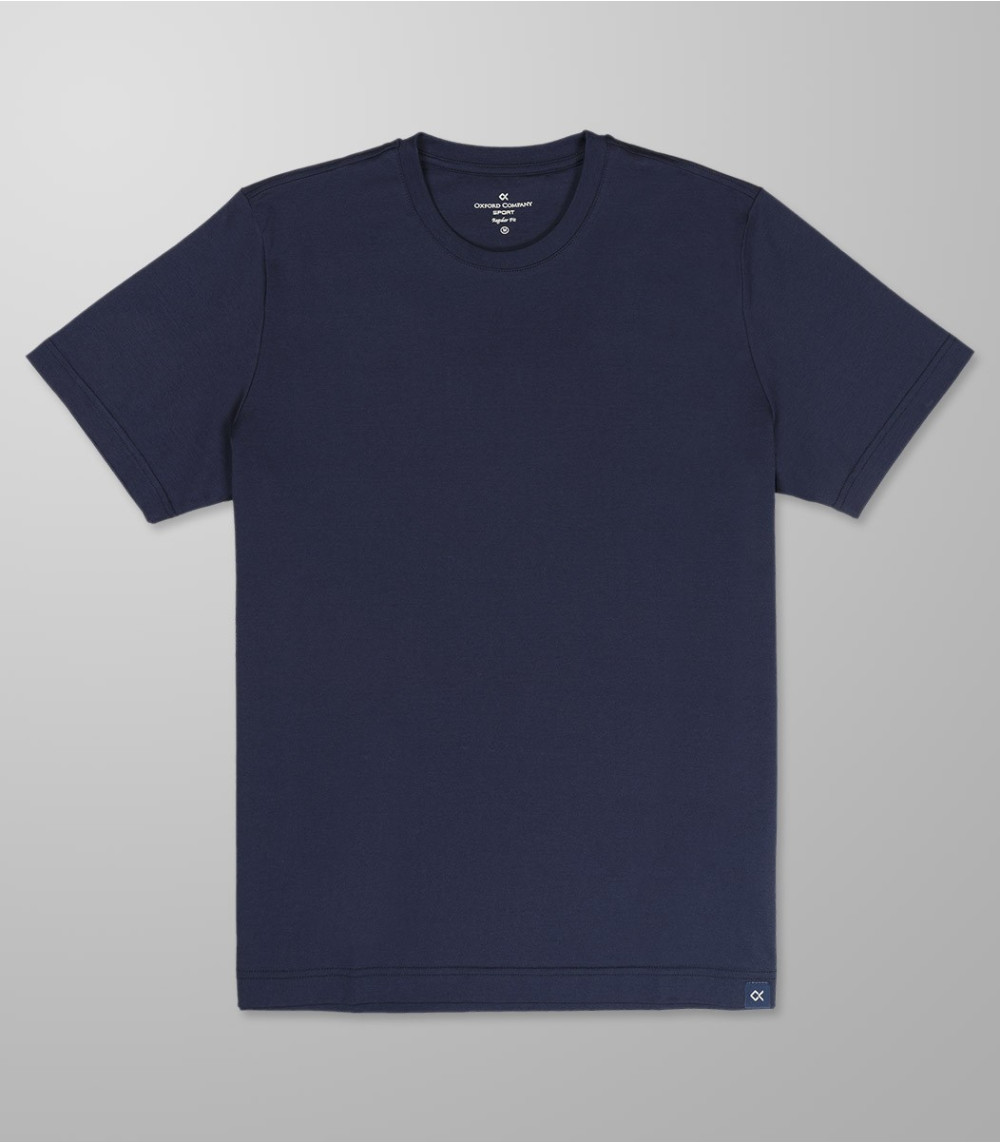T-Shirt κοντό μανίκι Regular fit Μπλε Σκούρο