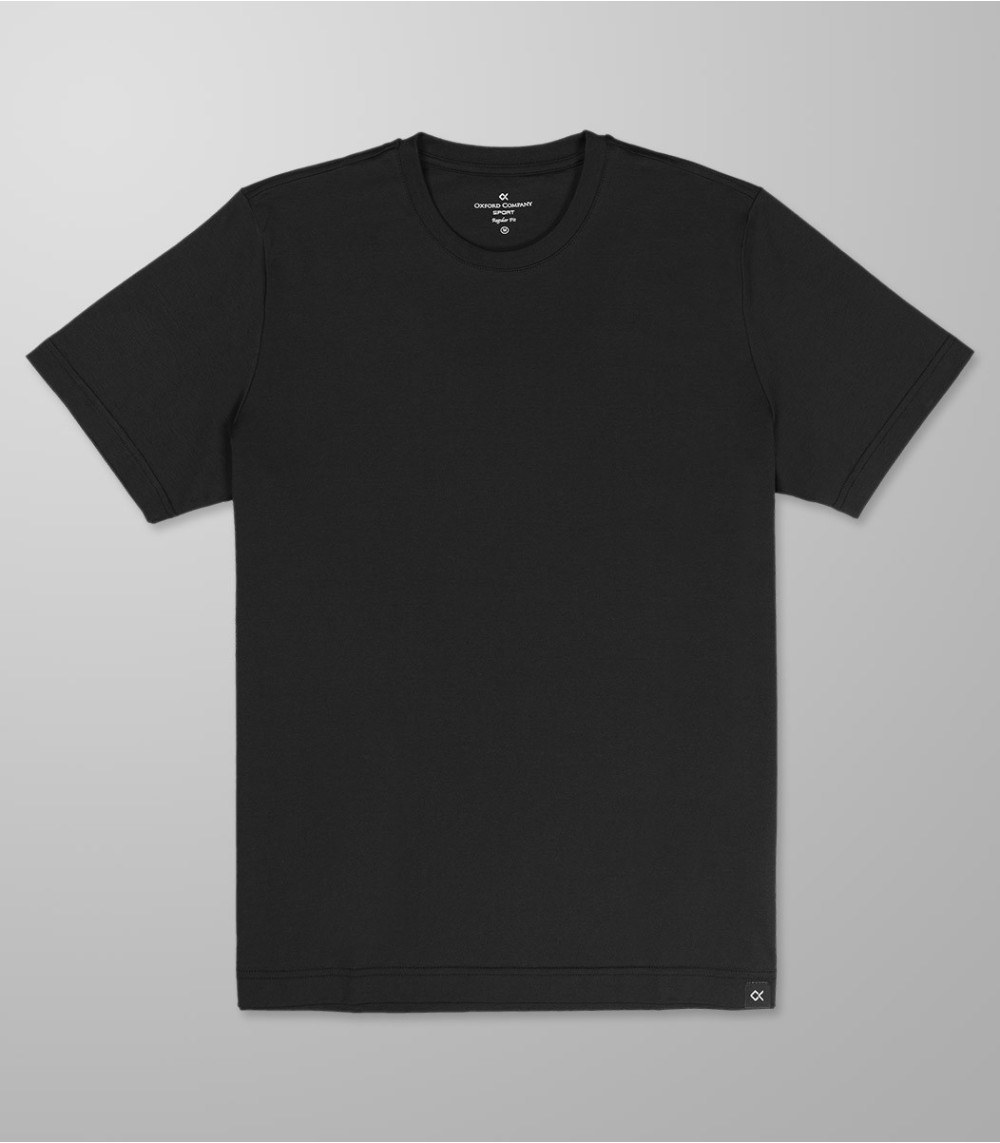T-Shirt κοντό μανίκι Regular fit Μαύρο
