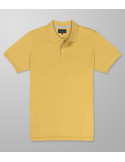Outlet Polo Κοντό Μανίκι Regular Fit Κίτρινο| Oxford Company eShop