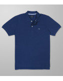 Outlet Polo Κοντό Μανίκι Regular Fit Μπλε Indigo | Oxford Company eShop