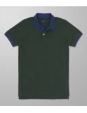 Outlet Polo Slim Fit Plain Dark Green| Oxford Company eShop