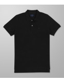 Polo Short Sleeve  Slim Fit Black| Oxford Company eShop
