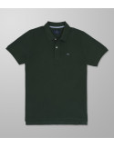 Outlet Polo Κοντό Μανίκι Regular Fit Πράσινο Σκούρο  | Oxford Company eShop