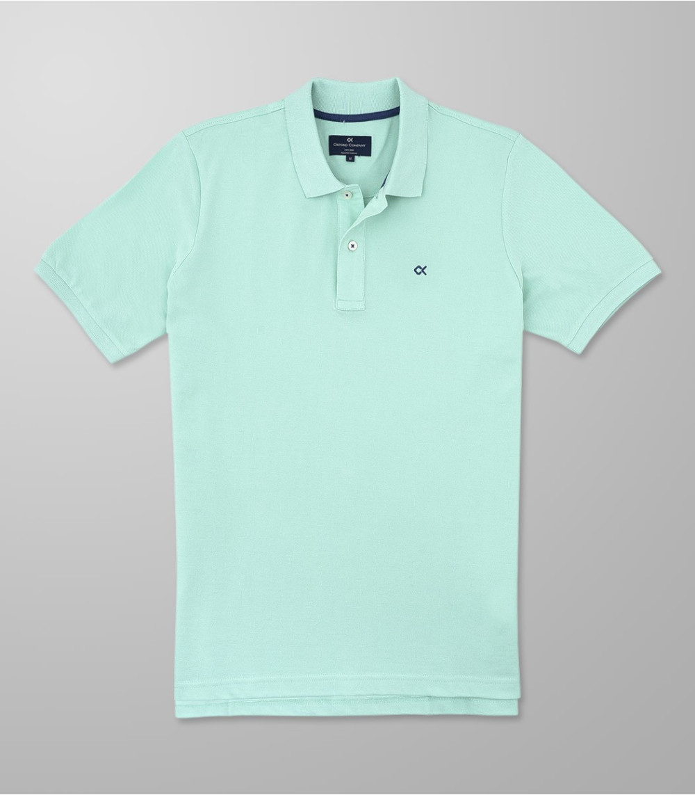 Outlet Polo Short Sleeve Regular Fit Mint Green| Oxford Company eShop