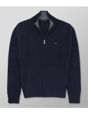 Outlet Knitted Regular Fit Plain Dark Blue | Oxford Company eShop