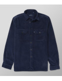 Overshirt Regular Fit Plain Dark Blue| Oxford Company eShop