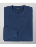 Knit Regular Fit Plain Blue Royal| Oxford Company eShop