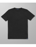 Outlet T-Shirt Short Sleeve Slim Fit Black| Oxford Company eShop