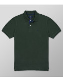 Polo Κοντό Μανίκι Regular Fit Πράσινο Σκούρο  | Oxford Company eShop