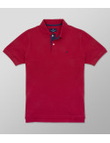 Polo Κοντό Μανίκι Regular Fit Κόκκινο  | Oxford Company eShop