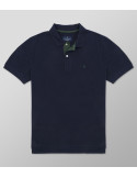 Polo Κοντό Μανίκι Regular Fit Μπλε Σκούρο| Oxford Company eShop