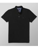 Outlet Polo Κοντό Μανίκι Regular Fit Μαύρο| Oxford Company eShop