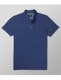 Outlet Polo Κοντό Μανίκι Regular Fit Μπλε Indigo| Oxford Company eShop