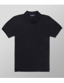 Polo Κοντό Μανίκι Regular Fit Μαύρο| Oxford Company eShop