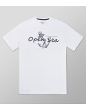 Outlet T-Shirt Short Sleeve Regular Fit Plain White | Oxford Company eShop