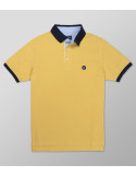 Outlet Polo Κοντό Μανίκι Regular Fit Κίτρινο  | Oxford Company eShop