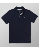 Outlet Polo Κοντό Μανίκι Regular Fit Μπλε Σκούρο  | Oxford Company eShop