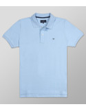 Polo Short Sleeve  Slim Fit Cyan| Oxford Company eShop
