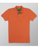 Polo Short Sleeve  Slim Fit Orange | Oxford Company eShop