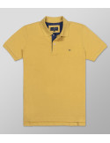 Polo Κοντό Μανίκι Slim Fit Κίτρινο| Oxford Company eShop