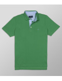 Outlet Polo Κοντό Μανίκι Regular Fit Πράσινο Ανοιχτό| Oxford Company eShop