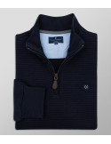 Sweatshirt Regular Fit Plain Dark Blue| Oxford Company eShop