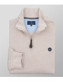 Sweatshirt Regular Fit Plain Beige| Oxford Company eShop