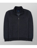 Outlet Cardigan Regular Fit Plain Dark Grey | Oxford Company eShop