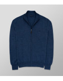 Knit Regular Fit Plain Blue Indigo | Oxford Company eShop