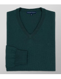 Knitted Regular Fit Plain Dark Green| Oxford Company eShop
