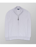 Πλεκτή Ζακέτα Regular Fit Λευκή| Oxford Company eShop
