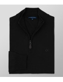 Knitted Regular Fit Plain Black| Oxford Company eShop