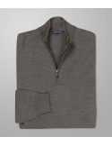 Outlet Knitted Regular Fit Plain Dark Beige| Oxford Company eShop