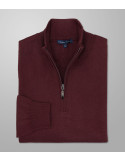 Outlet Knitted Regular Fit Plain Bordeaux | Oxford Company eShop