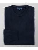 Outlet Knitted Regular Fit Plain Dark Blue| Oxford Company eShop