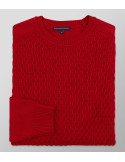 Outlet Knitted Regular Fit Plain Red| Oxford Company eShop