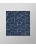 Pocket Square Printed Βlue | Oxford Company eShop
