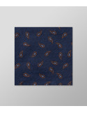 Pocket Square Printed Dark Blue | Oxford Company eShop