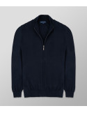 Outlet Πλεκτή Ζακέτα Regular Fit Μπλε Σκούρο | Oxford Company eShop
